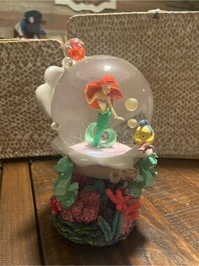 Disney Purple Music Box Snow Globe Base